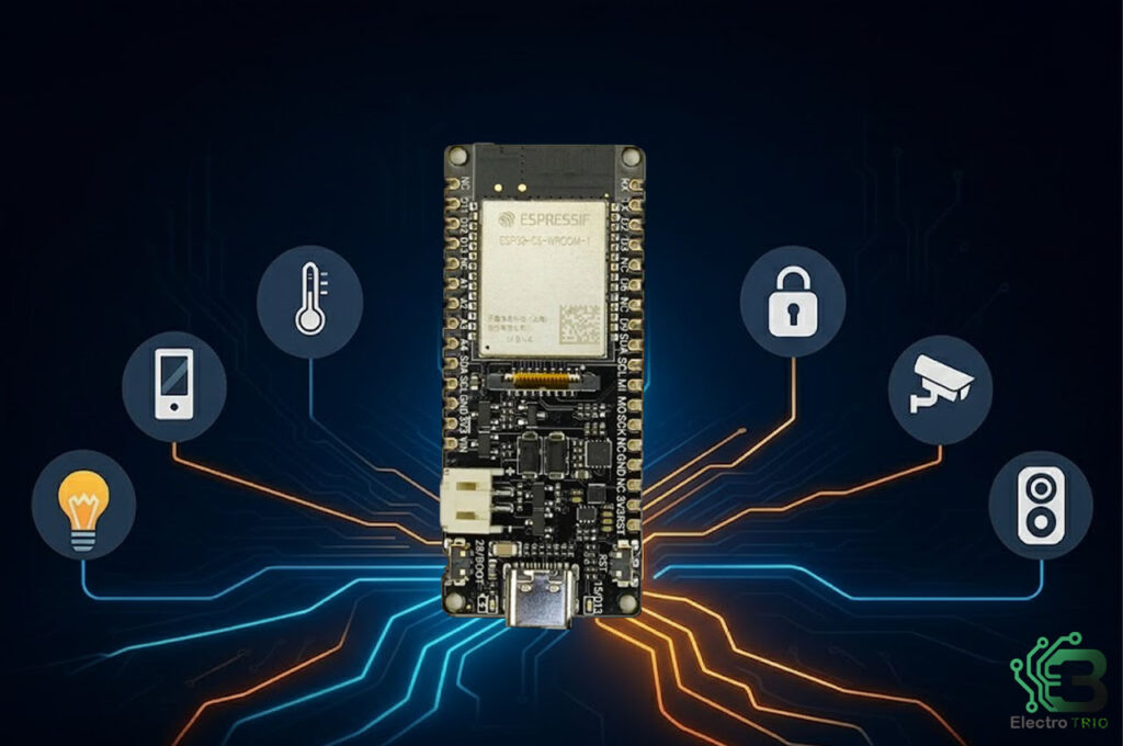 ElectroTri81935's tweet image. 🔥 @dfrobotcn launches FireBeetle 2 ESP32-C5 — Dual-band WiFi 6, Zigbee, Thread, BLE 5 &amp;amp; solar charging ☀️ @EspressifSystem 
🔗 electrotrio.com/dfrobot-launch…
Perfect for off-grid IoT, smart-home hubs &amp;amp; outdoor sensors!
#DFRobot #ESP32C5 #FireBeetle2 #IoTBoard #WiFi6 #RiscV #IoTDev