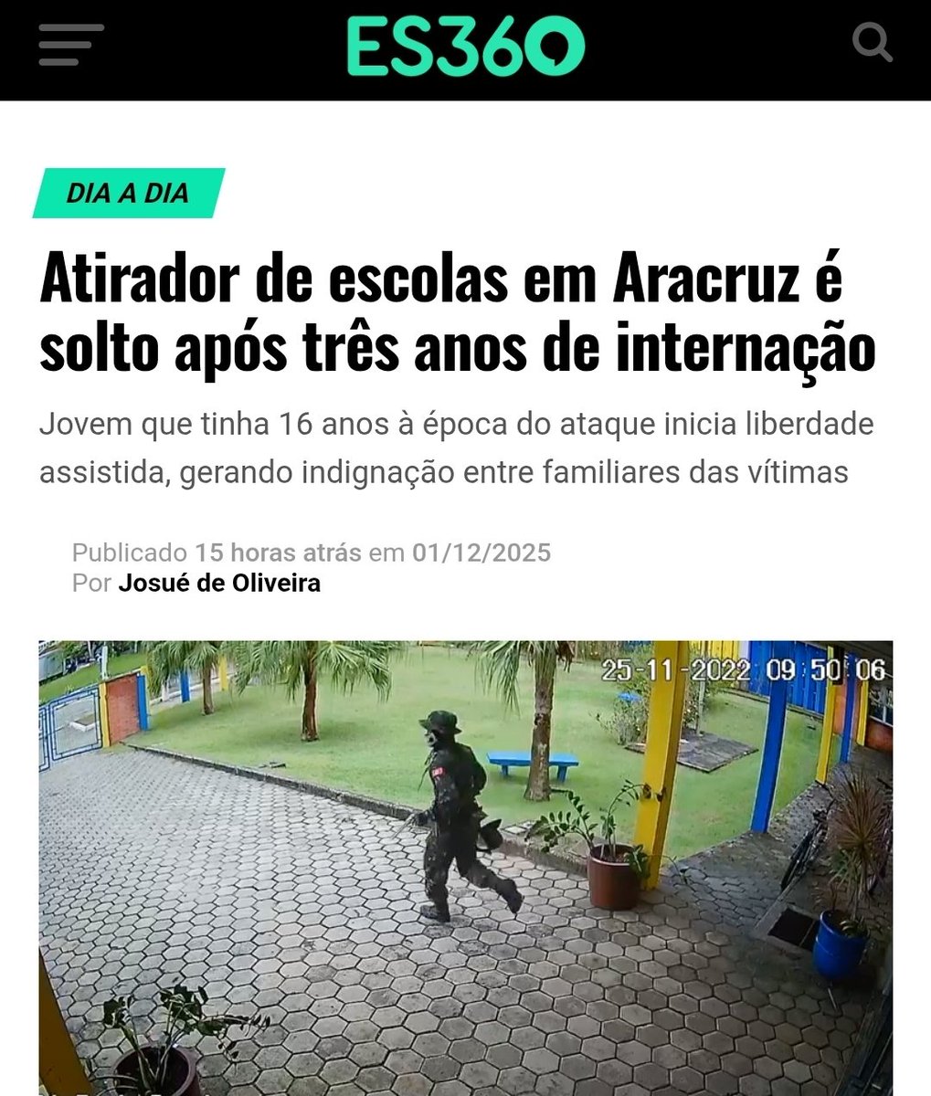 profpaulamarisa's tweet image. Matou 4 pessoas, deixou 12 feridos, cumpriu 3 anos e saiu com a ficha limpa. A impunidade no Brasil e revoltante!