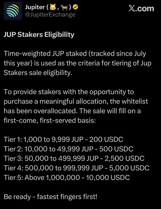 $JUP STAKERS!

Are you happy with tier system?

How much FDV will $wet open with?