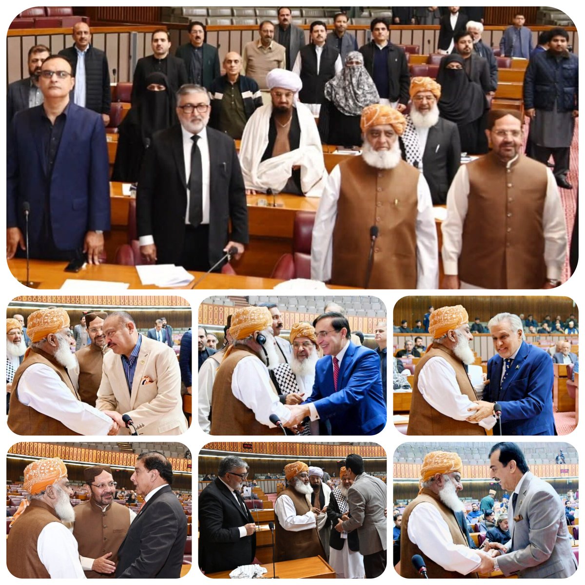 پھر کچھ لوگ پوچھتے ہیں کہ مولوی کا اسمبلیوں میں کیا کام ؟؟
مولوی کا سیاست میں کیا کام؟؟
مولوی کو اسلام نہیں اسلام آباد چاہیئے۔
آج کا کارنامہ ان کے مکروہ چہرے پہ سیاسی علماء کی جانب سے طمانچہ ہے۔
#محافظ_ختم_نبوت_مولانا