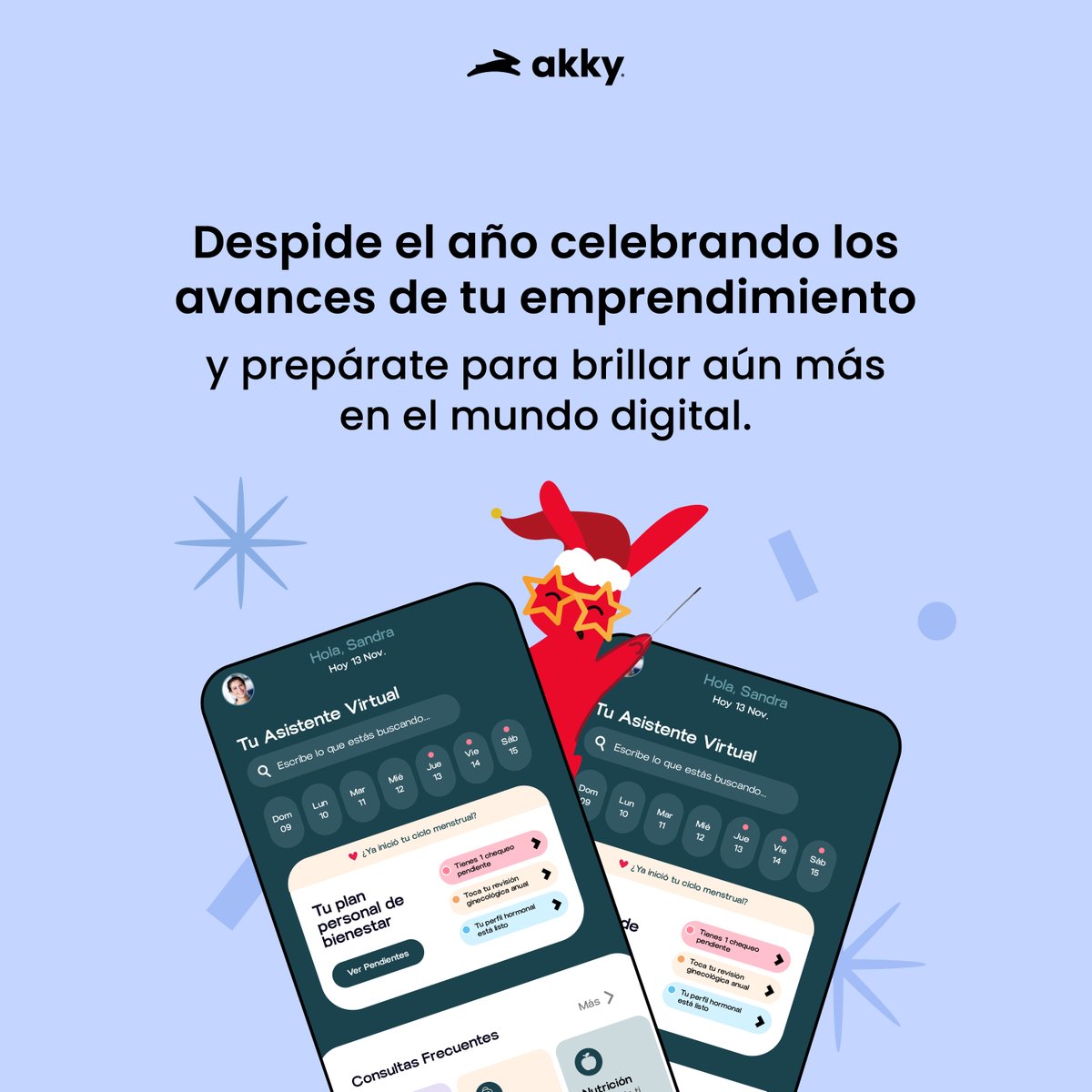 Cierra el año celebrando todo lo que tu #emprendimiento logró. El próximo año es tuyo para alcanzar aún más. 🎇✨