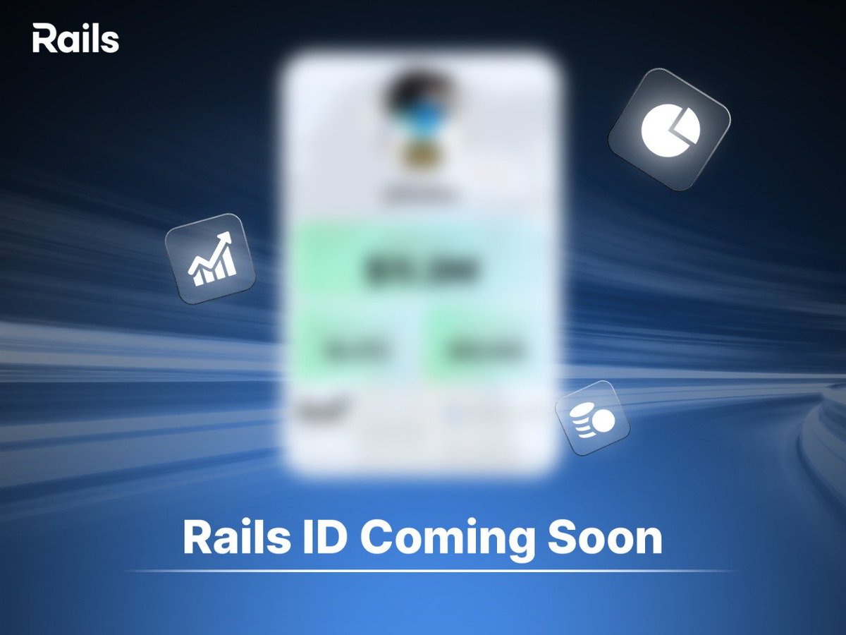 rails_xyz's tweet image. Your Rails ID is coming.

One card capturing your entire onchain footprint across DEXes.

Claim it soon.