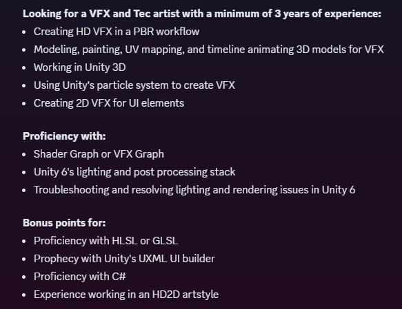 Is this you or someone you know? Send em my way.

Looking for some talented individuals to work on Elestrals Awakened!