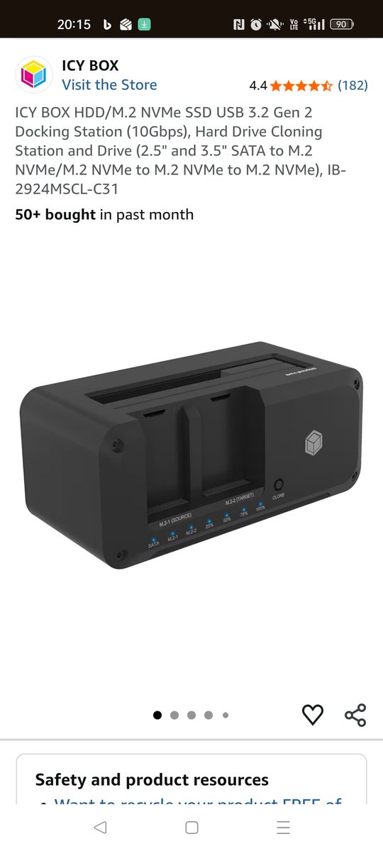 LocThomas14's tweet photo. Qui a déjà testé cette icy box pour cloner HDD vers M2? C'est un bon équipement ? https://t.co/4BjsTxsm3S