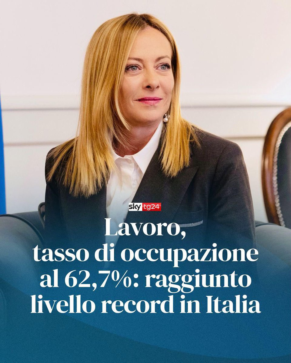 L’Istat certifica un nuovo massimo storico per l’occupazione: 62,7% il tasso registrato a ottobre e 24.208.000 gli occupati, numeri che la nostra Nazione non aveva mai raggiunto da quando esistono le rilevazioni.
Continua anche la diminuzione della disoccupazione.

Sono dati che