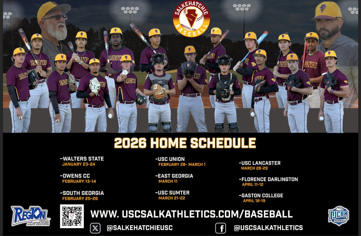 Home Schedule Spring 2026