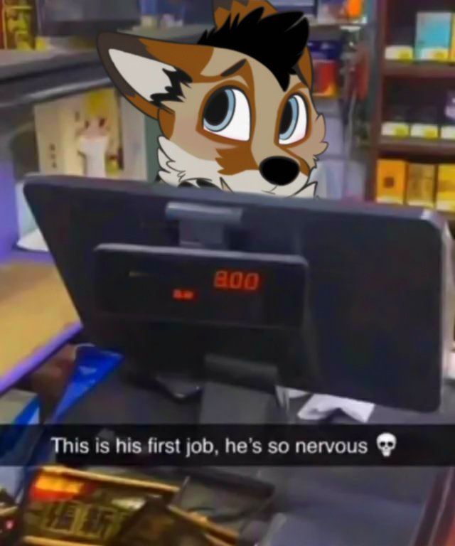 Please be nice to him guys, it's his first day 🥺