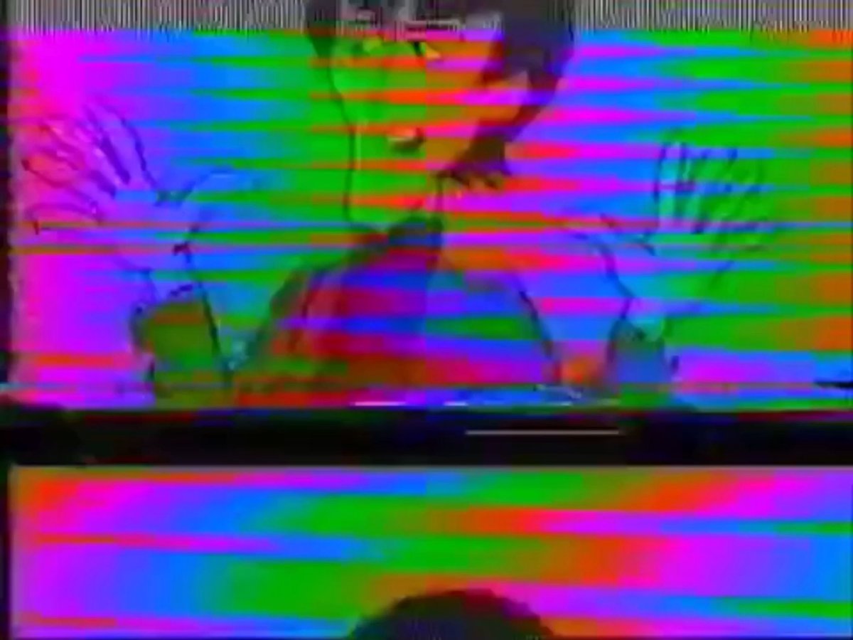 idk why but the warped tapes that look like this make my brain happy. like this is super appealing to me