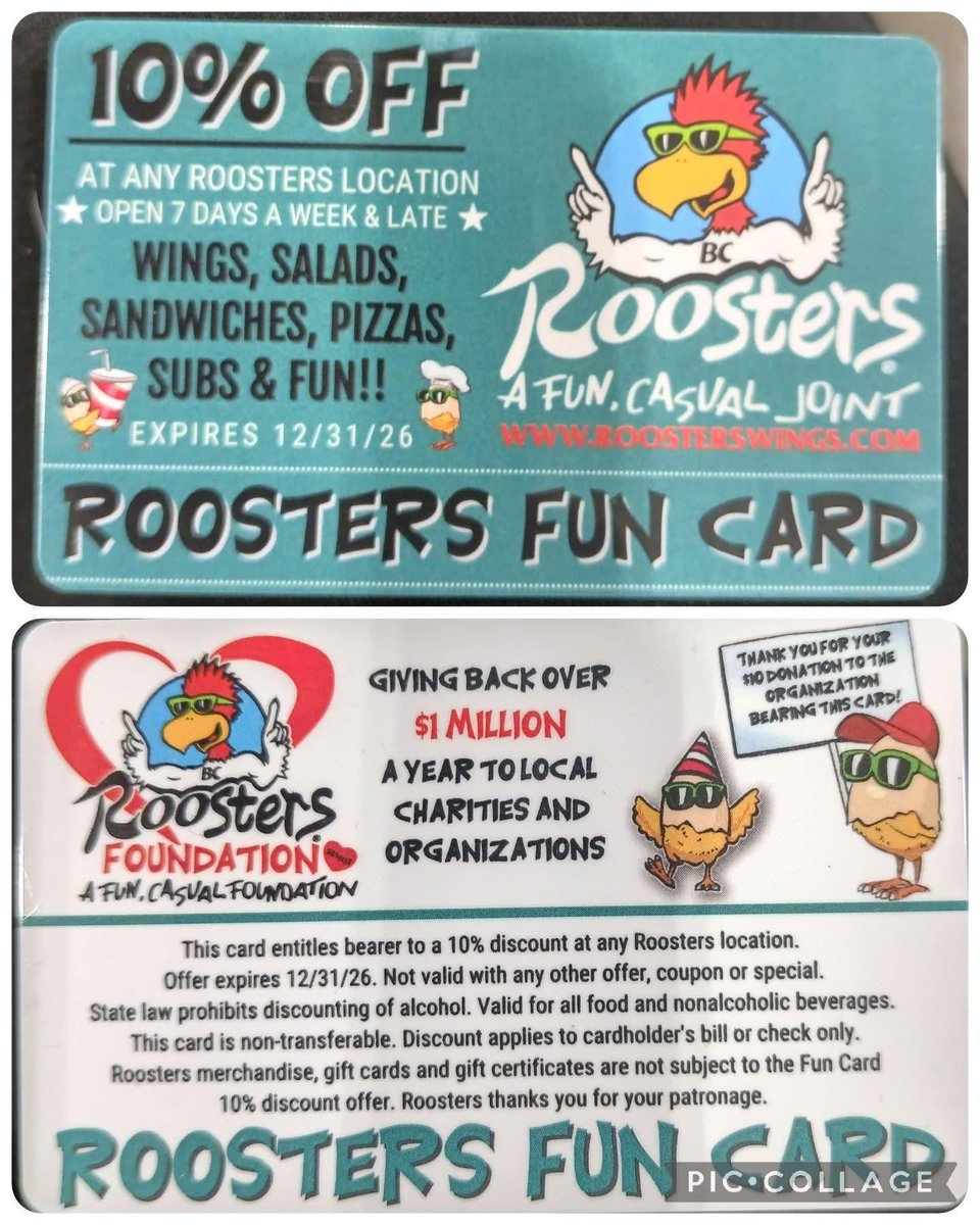 lehssoftball's tweet photo. Get your 2026 Roosters cards! Our softball players are selling these 10% discount cards for just $10! https://t.co/eWpgKbqFO7
