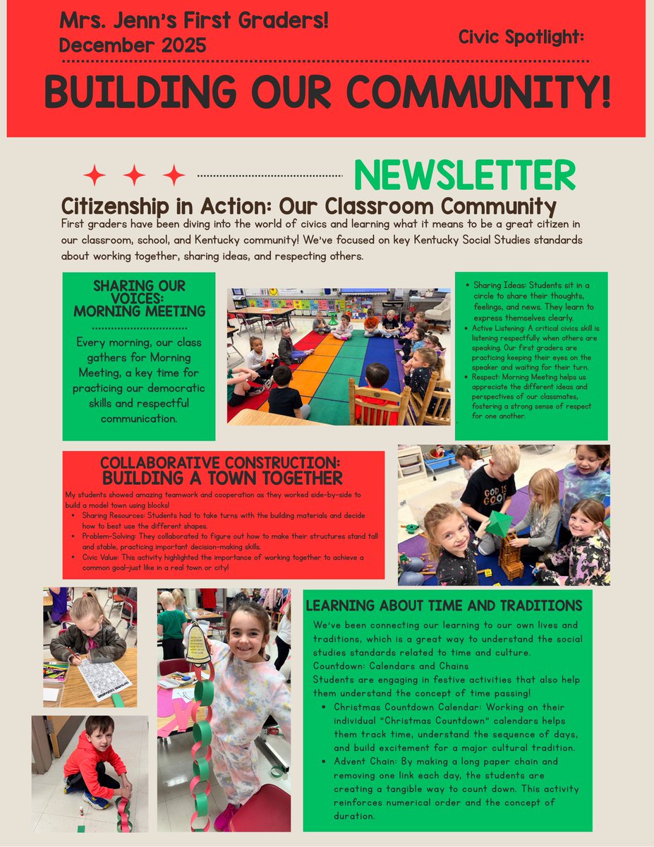 Great citizens start here! Our first graders are actively learning respect and community building through daily Morning Meetings and collaborative projects. Civics in action! 
<a href="/KEDCGrants/">KEDC Grants</a> <a href="/passport2lead/">Passports2Learning</a> <a href="/KingWendy_m/">Wendy King</a> <a href="/DrJWEvansJr/">Jim Evans Ed.D.</a>