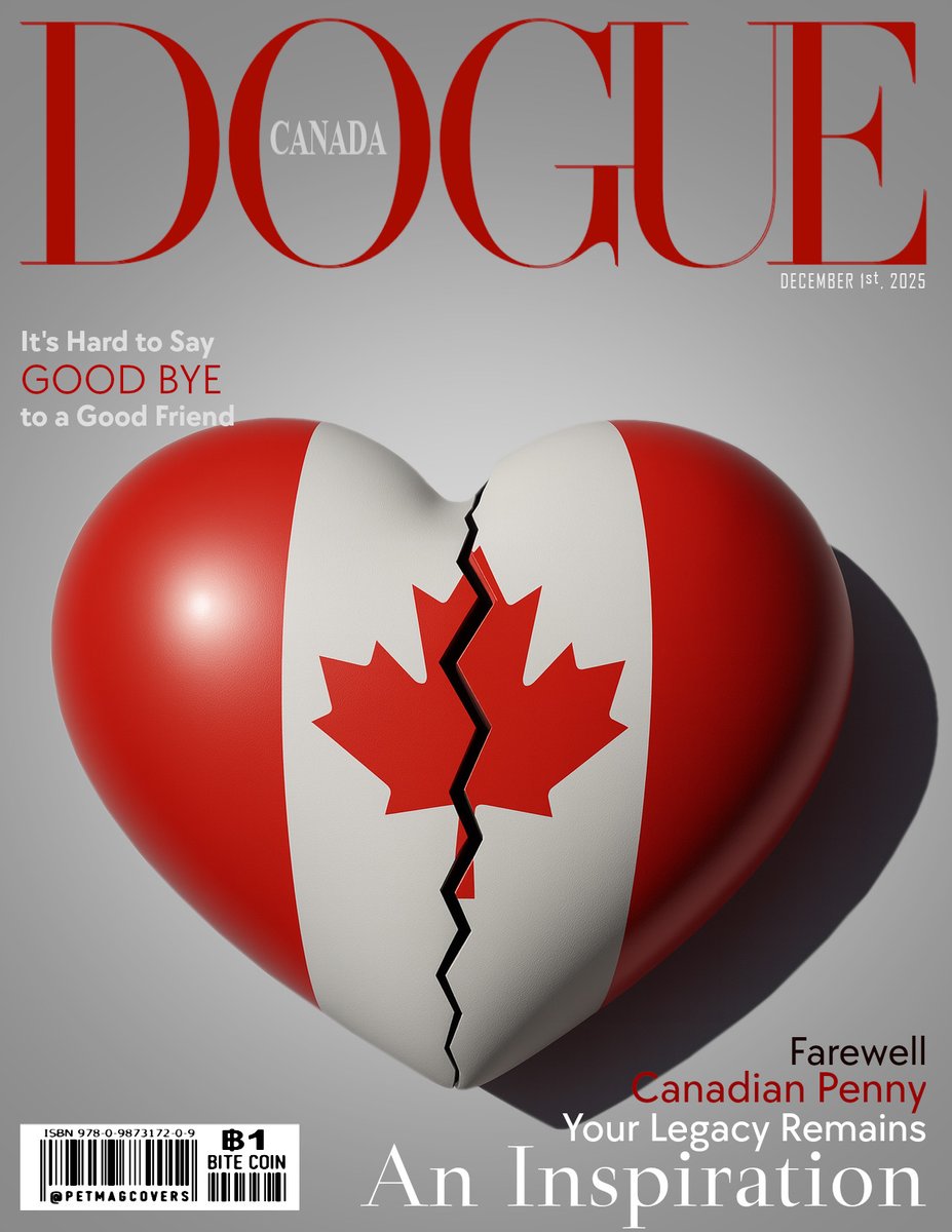 Losing a beloved companion is never easy.
Canadian Penny <a href="/CanadianPenny1/">CanadianPenny 🇨🇦</a>  brought so much love and joy to this community, and her spirit will stay with you forever.
I’m truly sorry for your loss.

#CanadianPenny #Farewell #Dogs #Magazine #Cover #inMemoriam