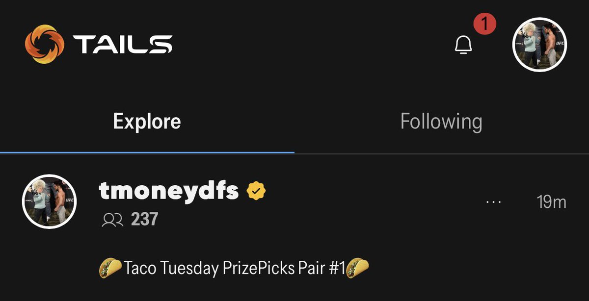Just posted a taco pair for the PrizePicks promo over on <a href="/Tails_Picks/">Tails</a> ‼️

Will be posting all of my taco pairs for FREE today!

Check it out!

🔗: oddsshopper.com/expert-picks/f…