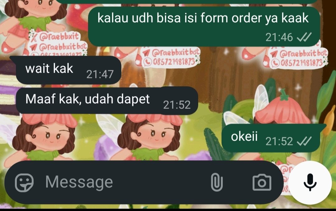 from this .... to this.

udh fast respon, udh di drop tnc, udh di drop form order jg tbtb "maaf udh dapet" :)) gpp si sebenernya ga maksa jg buat jajan di aku tp kek ngeselin anjir heheh💔 semangat aku, mending turu💢