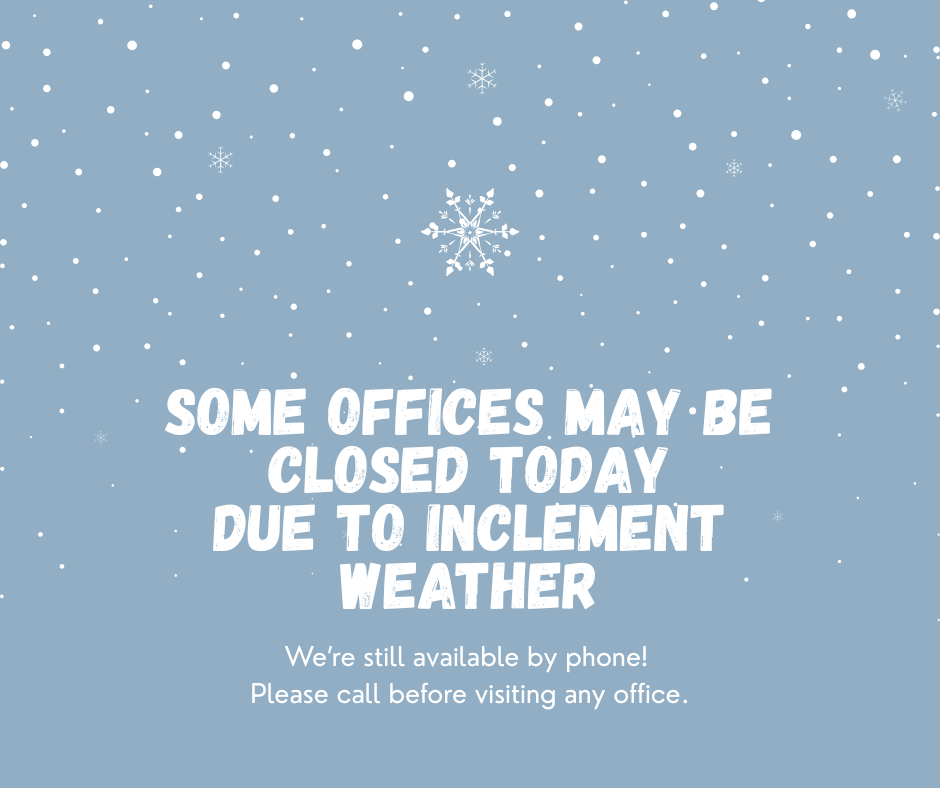 KaplanskyIns's tweet photo. Winter weather may impact some of our locations today. Please give us a call before heading out — our team is available by phone and ready to assist you! ❄️ https://t.co/Hau5NQXUFf