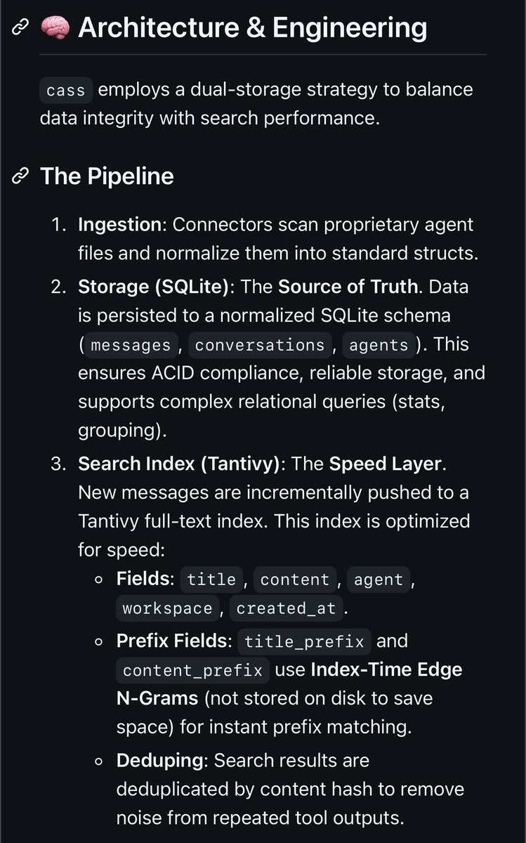 Quelques précisions sur le fonctionnement interne et l'architecture de Cass, et sur la raison de sa rapidité et de son o