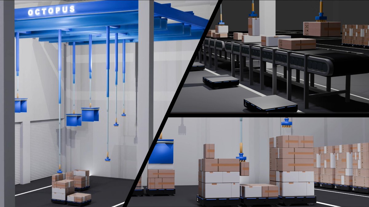 Logic's Octopus is a fully customizable, overhead industrial robot designed with a transformative goal to maximize efficiency, flexibility, and intelligence for warehouses and logistics hubs everywhere. Curious? Learn more <a href="/foodwebzine/">Food Drink & Innovations</a>: bit.ly/46SjCNV