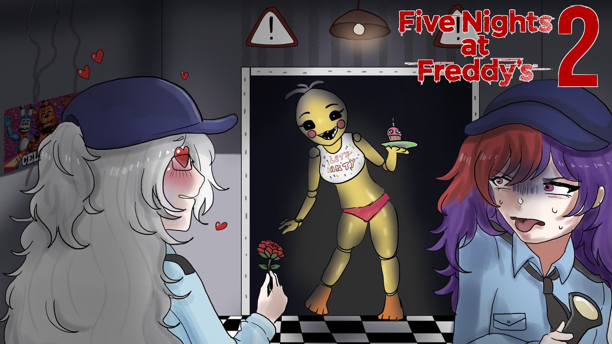 xXYokaiReiXx's tweet photo. Ycome and join me Yokai Rei! and im teaming up with the glitchy, half-asleep cohost @MoxieDeadend for a night shift we are absolutely not qualified to survive 😭✨
Come watch us panic together 👻🎉
#VTuber #FNAF2 #VStreaming #ChaosDuo https://t.co/Jeu7dbnUai