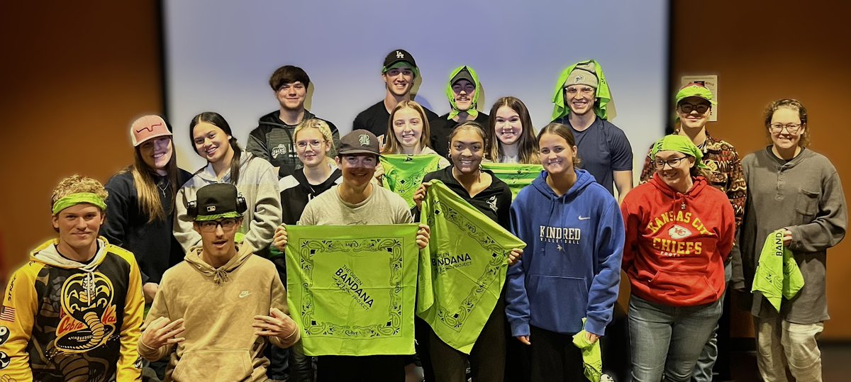 DCB, you just became a safer, more supportive campus! 💚 

Huge congrats to the 2024-2025 Green Bandana Project training cohort at <a href="/DakotaCollege/">Dakota College</a> at Bottineau! Peer support saves lives!

Want to bring #TGBP to your university? Visit bit.ly/48r53Ty