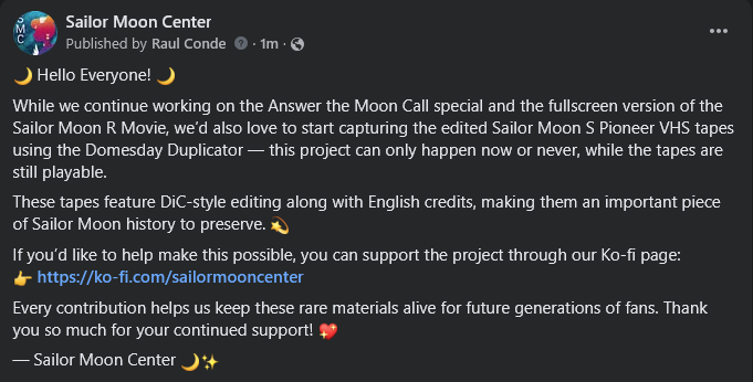 Sailor Moon Center tweet media
