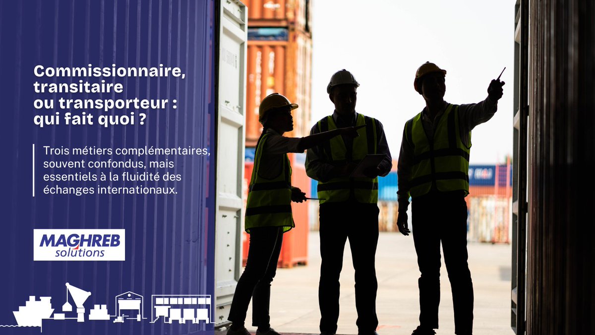 maghrebsolution's tweet photo. 🔎 Commissionnaire, transitaire, transporteur : quelles différences ? 🚛
Chez #MaghrebSolutions, notre mission est simple : faciliter vos échanges entre l’Europe et le Maghreb.

📲 En savoir plus sur 👉 https://t.co/LNZ244O0sR
----------------------
Quality without question. https://t.co/MPyjLwpHlB