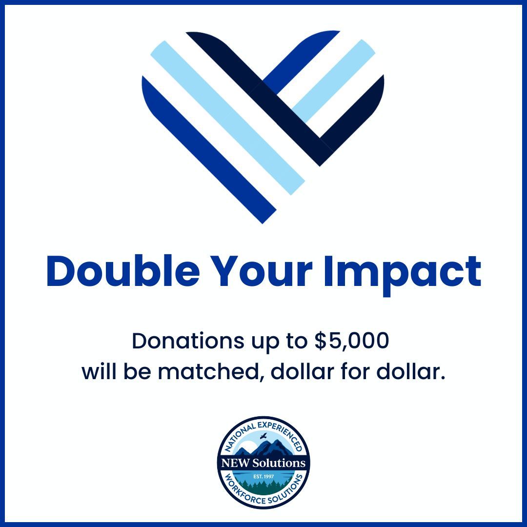 Join us in making a positive difference for thousands of experienced workers (ages 55+). Donate here buff.ly/lZ6mXF7 double your impact!
