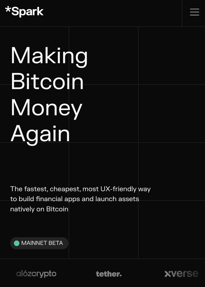 zacxbt's tweet image. the ultimate @spark bitcoin alpha guide for beginners
- spark bitcoin is a new L2 on btc
- went live yesterday (dec 1) 
- built on @flashnet technology 
- backed by @ribbitcapital @a16zcrypto @Tether_to @paradigm
- deposits take 4 block confirmations 
- i think ten minute blocks…