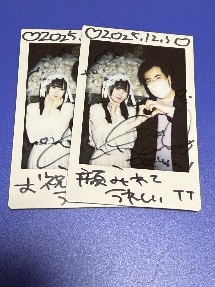 えま改めてお誕生日おめでとう🎉
直接会ってお祝いできてほんと良かったよ！ライブも楽しかったしソロ曲も素敵だったよ✨またライブ観に行くね！
 #百合園ロイヤルえまちゃん