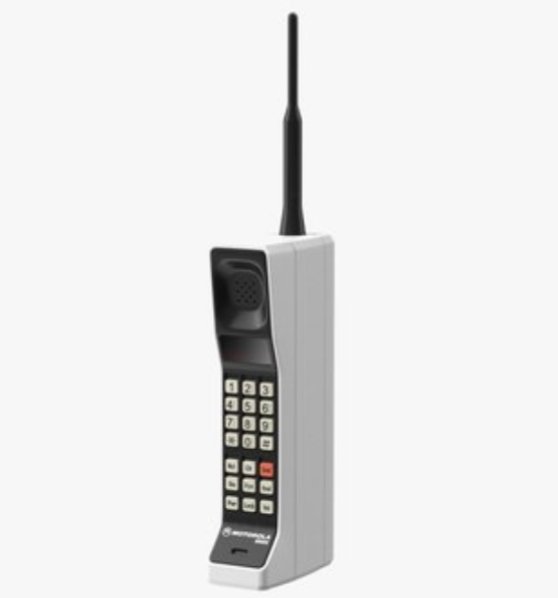 Hackcoder's tweet image. DynaTAC 8000X uno de los primeros teléfonos moviles comerciales. El DynaTAC 8000X de Motorola: El teléfono móvil que revolucionó el mundo en 1984 Con 800 gramos  de peso, 30 min de batería y un precio de $4,000, fue el primer celular portátil comercial. Apodado &quot;el ladrillo&quot;.