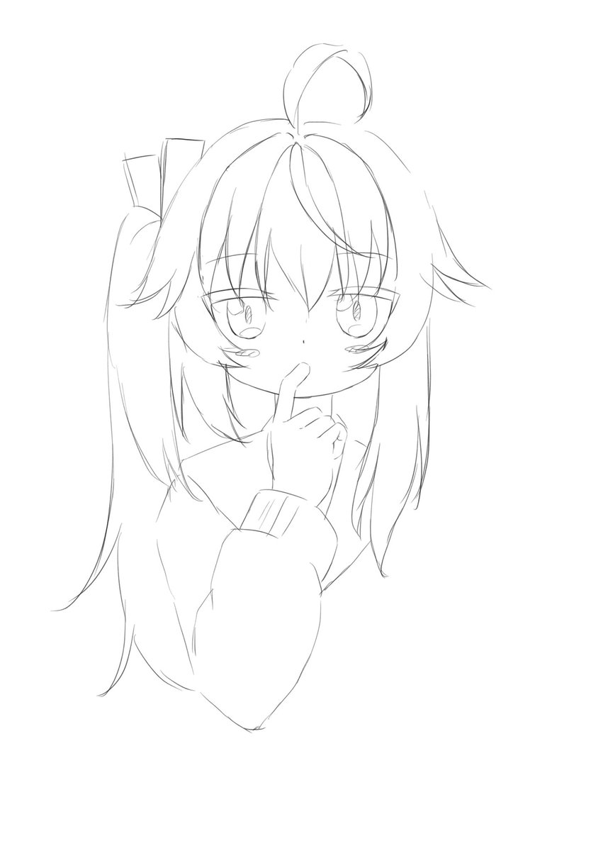 wip: ラフ③ お絵描きもっと上手くなる