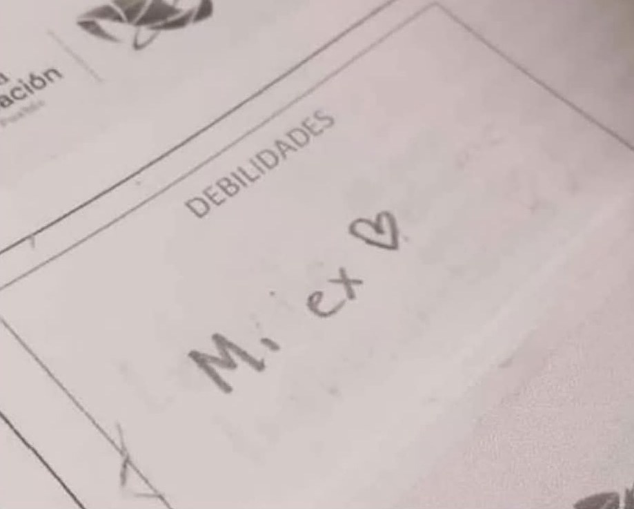 el profe: anoten una de sus debilidades
yo en corto: