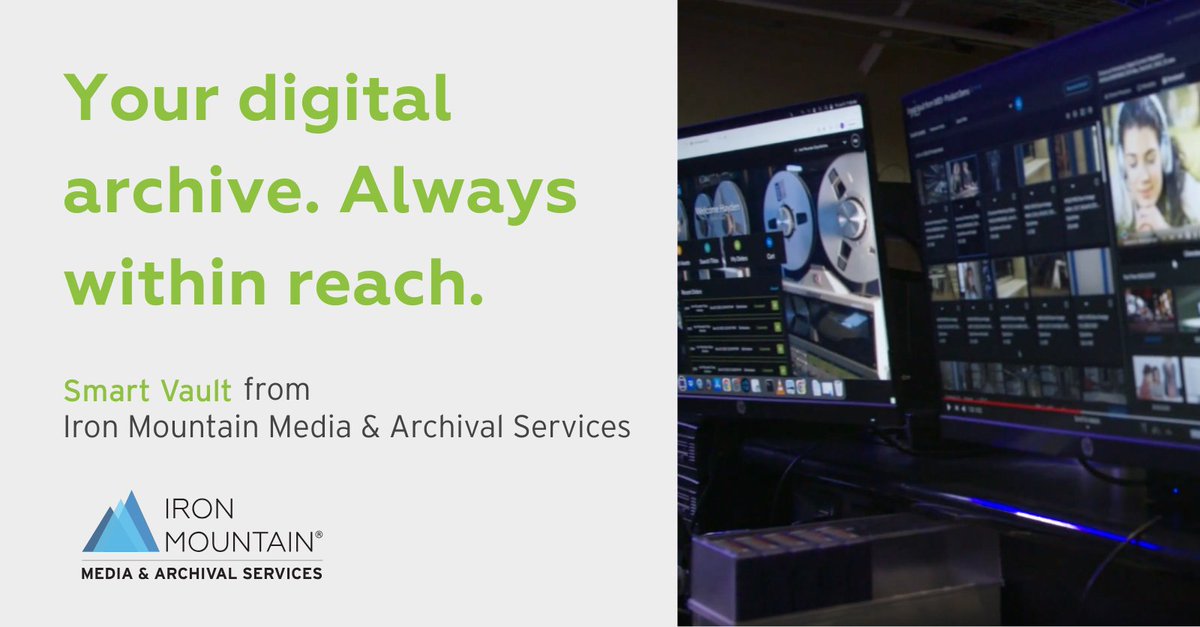 Iron Mountain Media & Archival Services tweet media