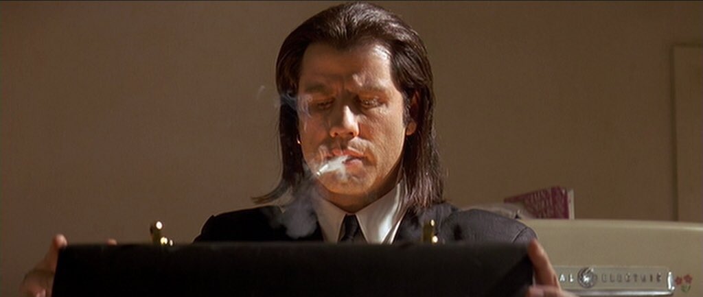 MovieEndorser's tweet image. PULP FICTION is a Masterpiece