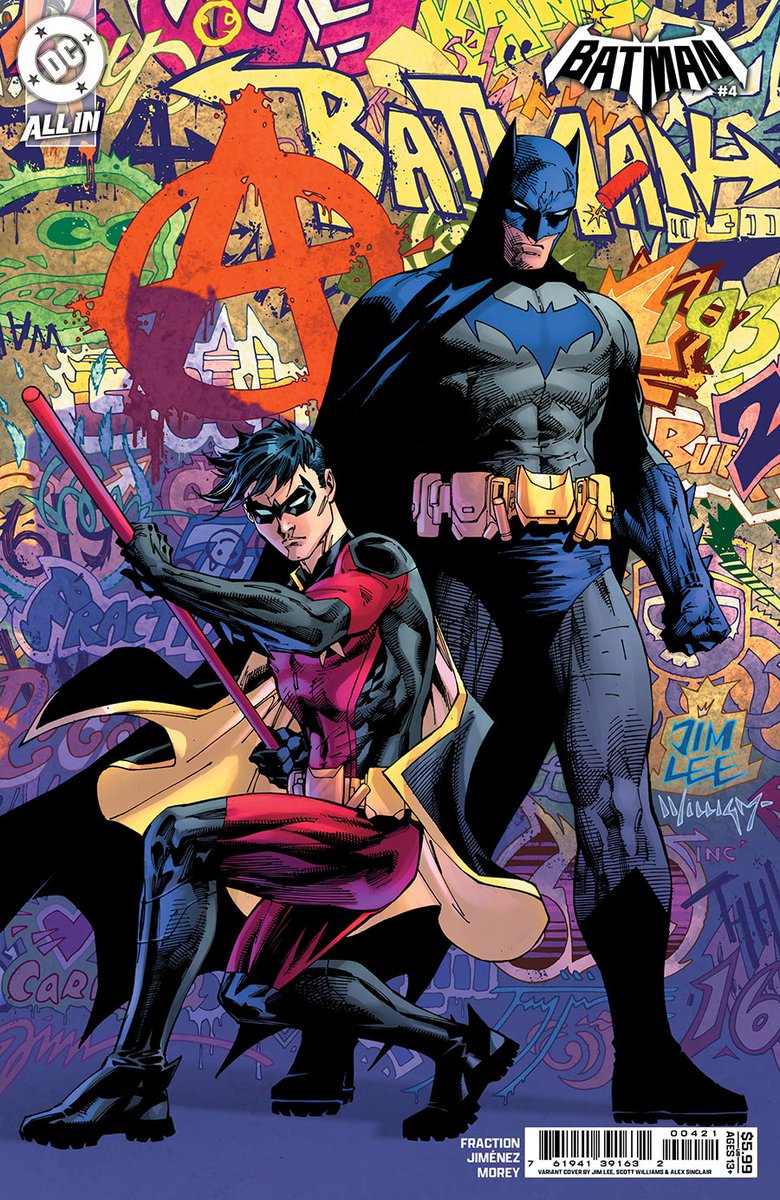 MidtownComics's tweet photo. ❤️What do you think of this #TopVariantTuesday #Cover pick by #artist 😻@JimLee
✏️@milkfedllc
🎨 @jorgeJimenezArt
📚#Batman Vol 4 #4
👉Scope out all NEW DC releases for 12/3 -- https://t.co/DKJEmqHyRj
#DCcomics #TopVariantTues #batmancomics #batmanuniverse #dcuniverse https://t.co/D5ElbsazvZ