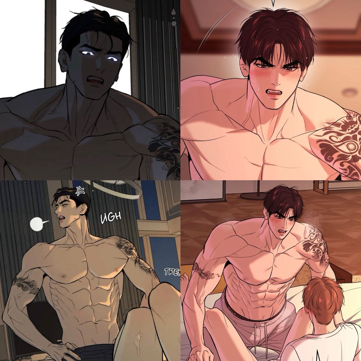 ryuht__'s tweet image. #징크스 #Jinx #Jinxmanhwa
now he’s head over heels for Dan🥰

from this.                            to this.
(chap3)                               (chap85)