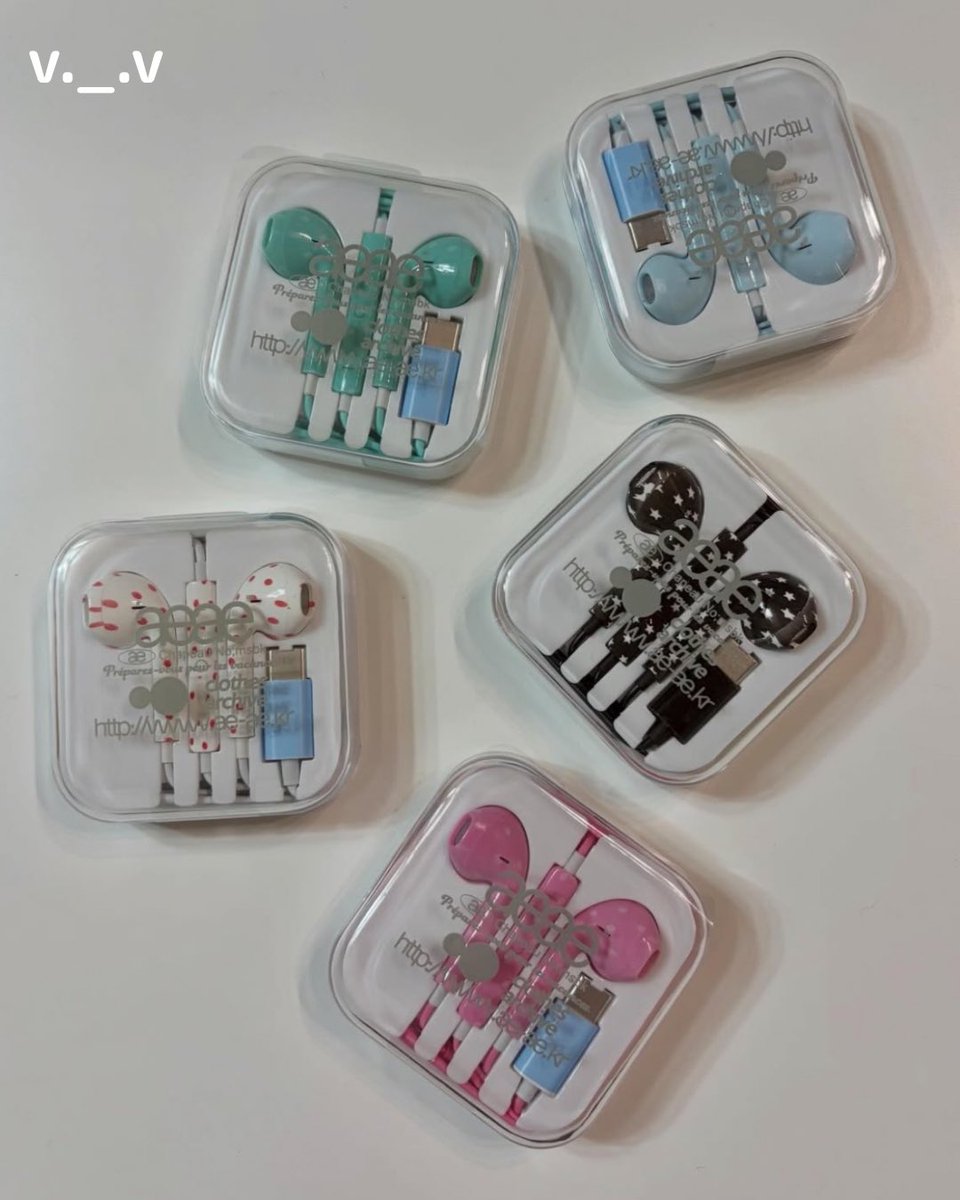 me_you_you_'s tweet image. aeae有線コード‼️

꒰ঌ 12/3 (Wed) 12:00~ Release ໒꒱
【商品詳細】
AE CUSTOM EARPHONES (USB-C)
-¥2,970(tax in)

・WHITE/RED
・PINK
・MINT
・SKY BLUE
・BLACK★