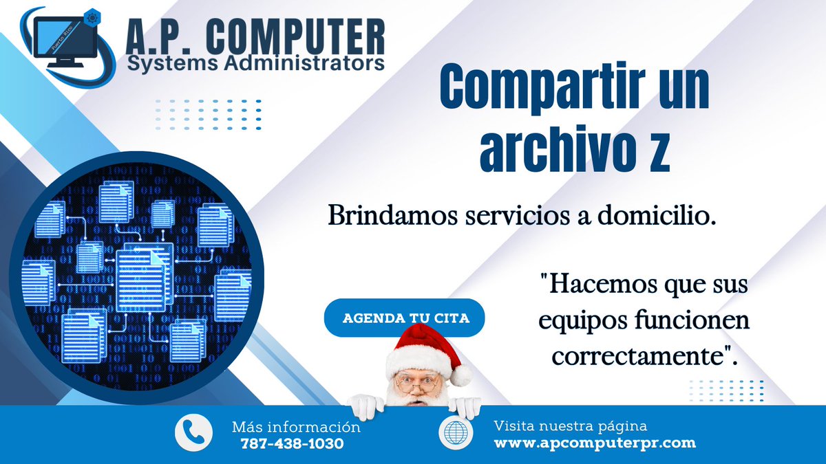 apcomputerpr's tweet image. ¿Te gustaría compartir un archivo entre varias computadoras, permitiendo que varias personas puedan guardar, leer y editar documentos al mismo tiempo, sin necesidad de usar dispositivos externos como pendrives? 
#reparaciondecomputadoras #APComputer #APComputerPRUSA #Dios  #God