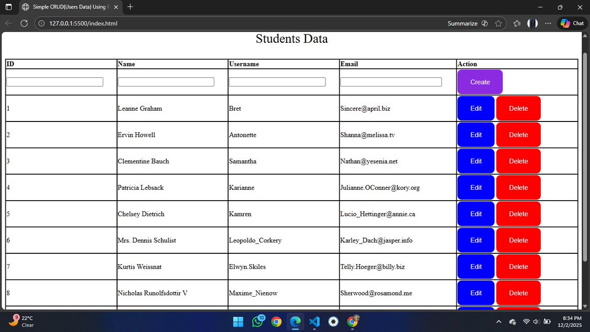 juhi_rathor's tweet image. &quot;API Integration? ✅ Done! Built with the classic trio: HTML, CSS, &amp;amp; JS. So satisfying seeing that data load perfectly. 🤩 On to the next feature! 

➡️ #CodingLife #FrontEnd #Tech&quot;