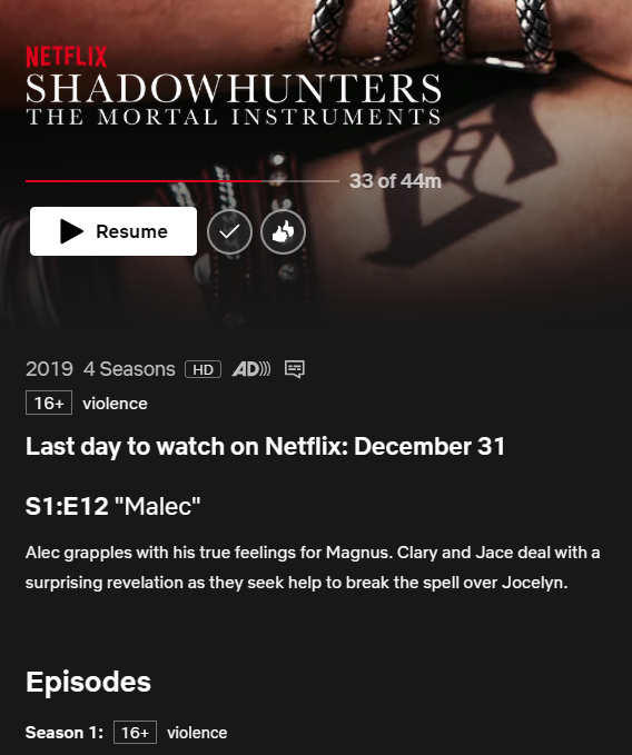 mandulabogesz's tweet photo. Idiots...@netflix 

#Shadowhunters https://t.co/PGW9nI9XQt