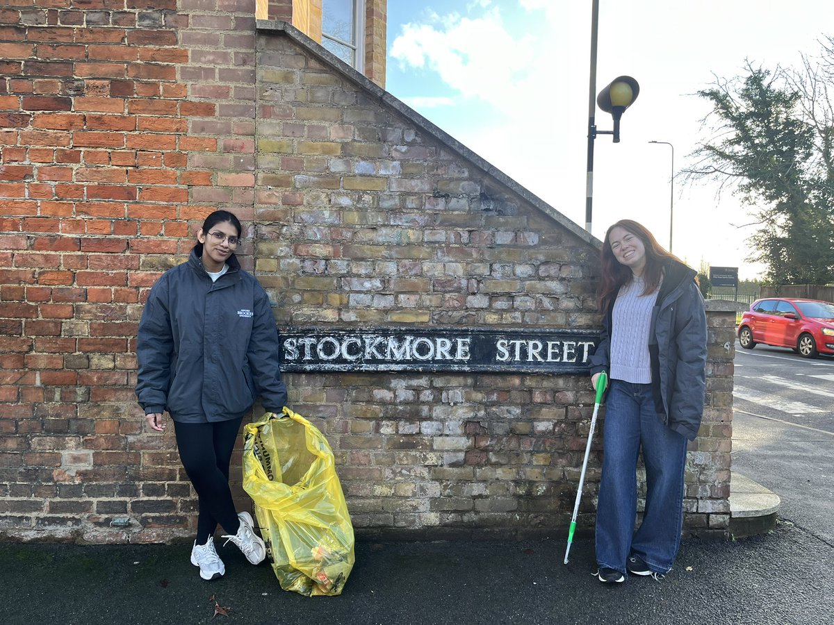 Cleaning up areas in Cowley
Today!