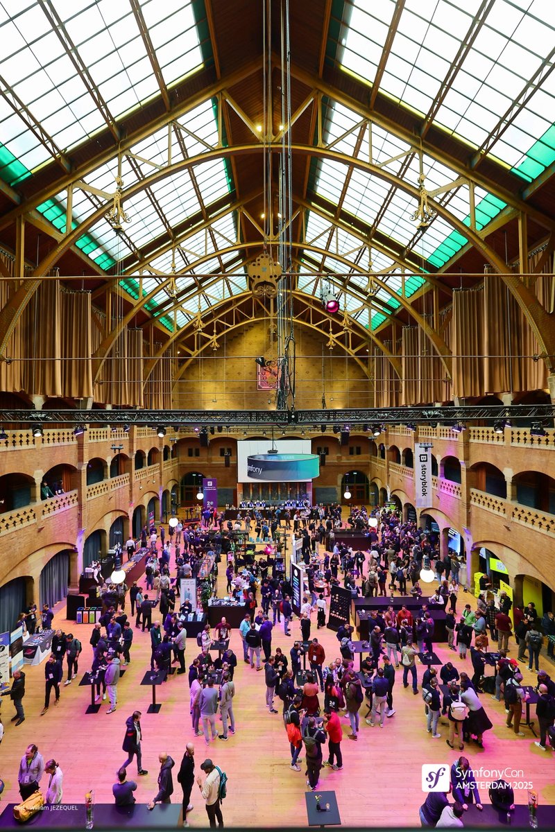 symfonycon's tweet image. 🎉 That’s a wrap — #SymfonyCon Amsterdam 2025!💜
A Week of workshops, talks &amp;amp; celebrating 20 YEARS OF SYMFONY 💙

THANK YOU  to everyone! You made it epic 🚀

🎥Replays available soon
📸Photos: pixi.live/gallery/symfon…

Until next time, Symfony fam💜
#Symfony #PHP #Tech #Community