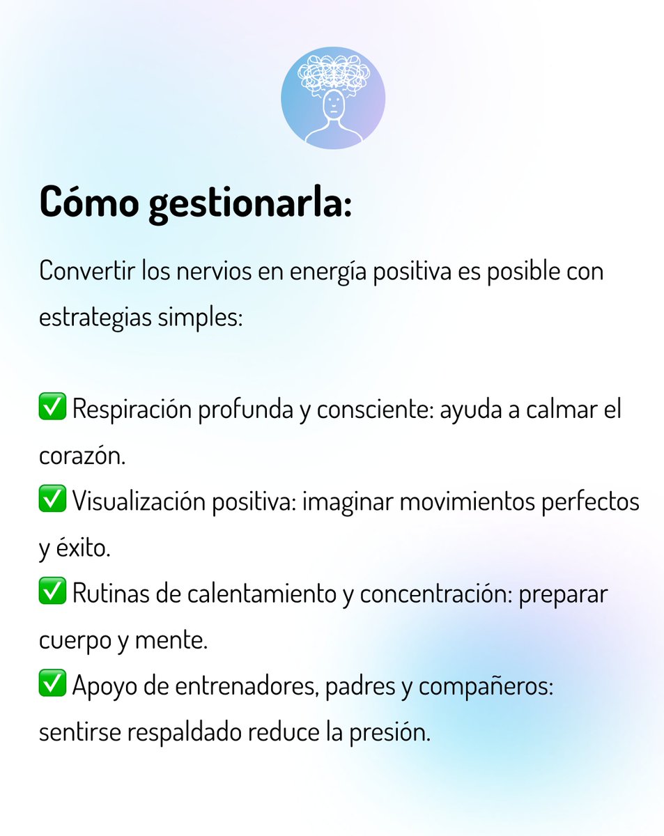 medicina_esport's tweet image. ❓ ¿Sabías que muchos jóvenes deportistas sufren ansiedad precompetitiva antes de competir? 
✨ Nuestro equipo está especializado en ayudar a los jóvenes a manejar la presión, transformar los nervios en energía positiva y mejorar su desempeño.