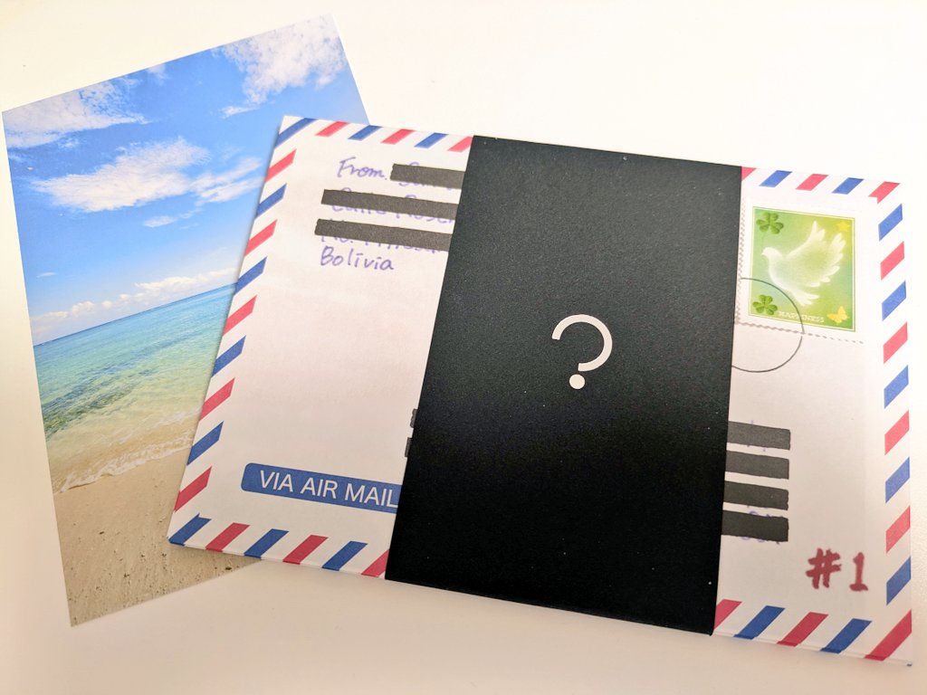 謎解き「世界は謎に満ちている
vol.1　塗りつぶされた5通の手紙」
一旦終了！さっくり遊べました