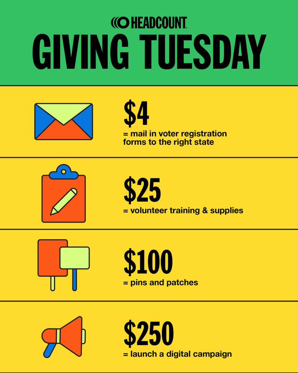 HeadCount | Register To Vote tweet media