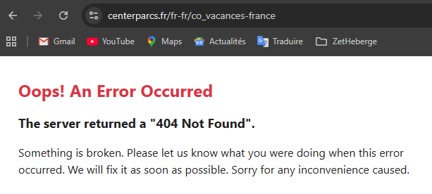 zetheberge's tweet photo. @CenterParcsFR votre site se repose un peu trop là…
Si vous voulez un hébergement qui ne part pas en vacances, on est dispo 😄 https://t.co/QingmGV4Xs