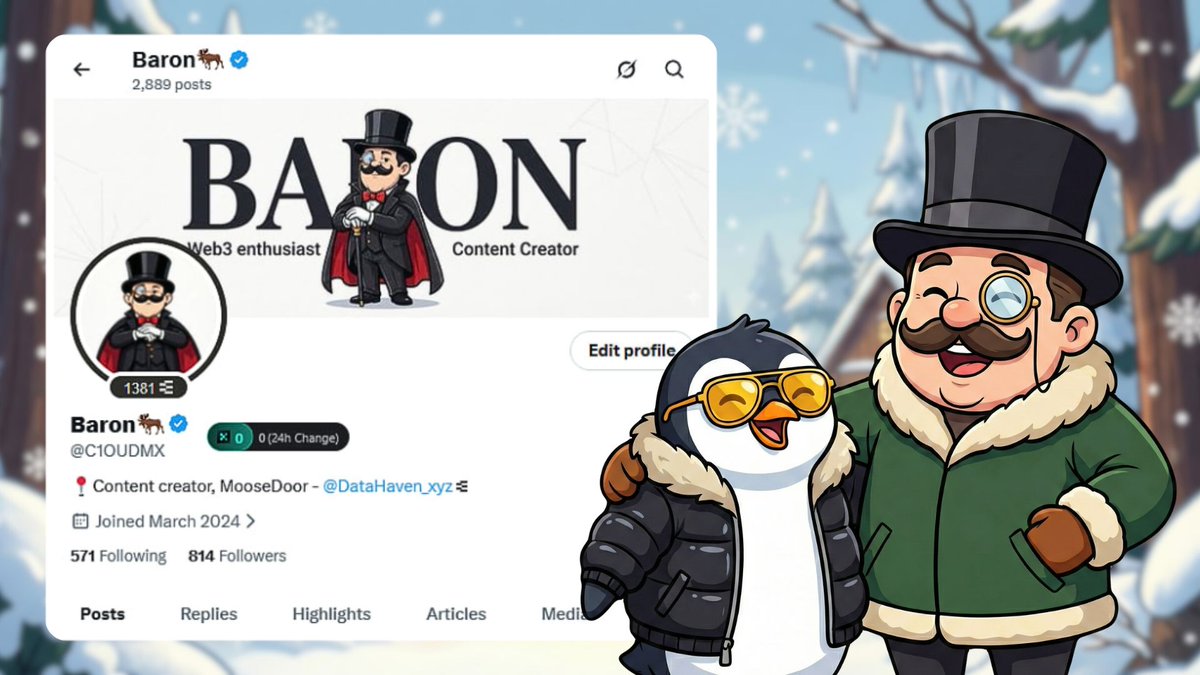 What has changed in my profile?

Previously, I used my X as a tool to carry out certain promotional activities or tasks for specific projects

But three months ago, a project called <a href="/DataHaven_xyz/">DataHaven 🫎</a> appeared in my life, where it was clear how the community was trying to create good