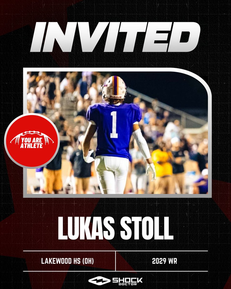 LukasStoll27169's tweet photo. Blessed to receive an invitation to @youareathlete exposure camp… I’m ready to work
#YAA #ExposureCamp https://t.co/MqN2OdMb8j