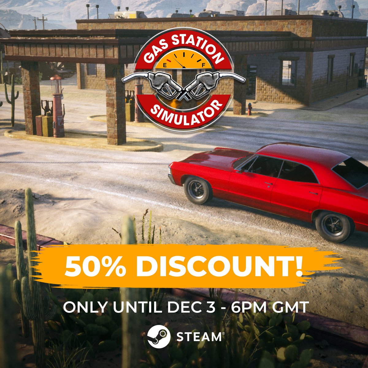 Uncle just yelled across the station: ‘Tell ’em the 50% discount ends tomorrow!’ 

So here I am, telling you.

Don’t make him yell twice.

Grab it now: store.steampowered.com/app/1149620/Ga…