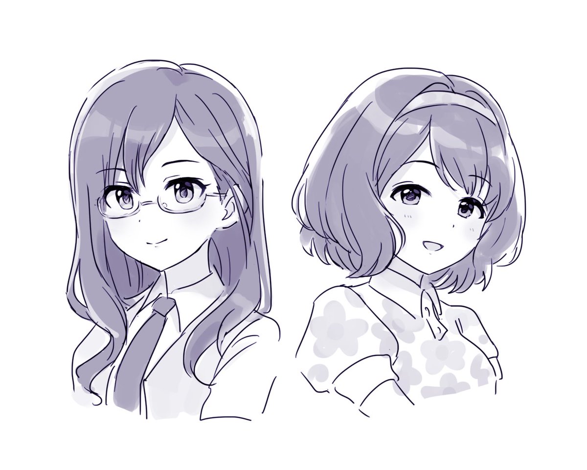 遅くなりましたが……！
八神マキノちゃん　長富蓮実ちゃん