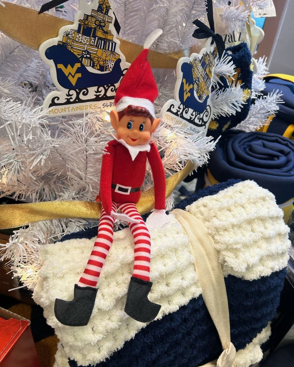 Hey Mountaineers, look who just appeared at Alumni Hall! 👀🎅🎄 Help us give our elf a great name! Comment below your name suggestions ⬇️