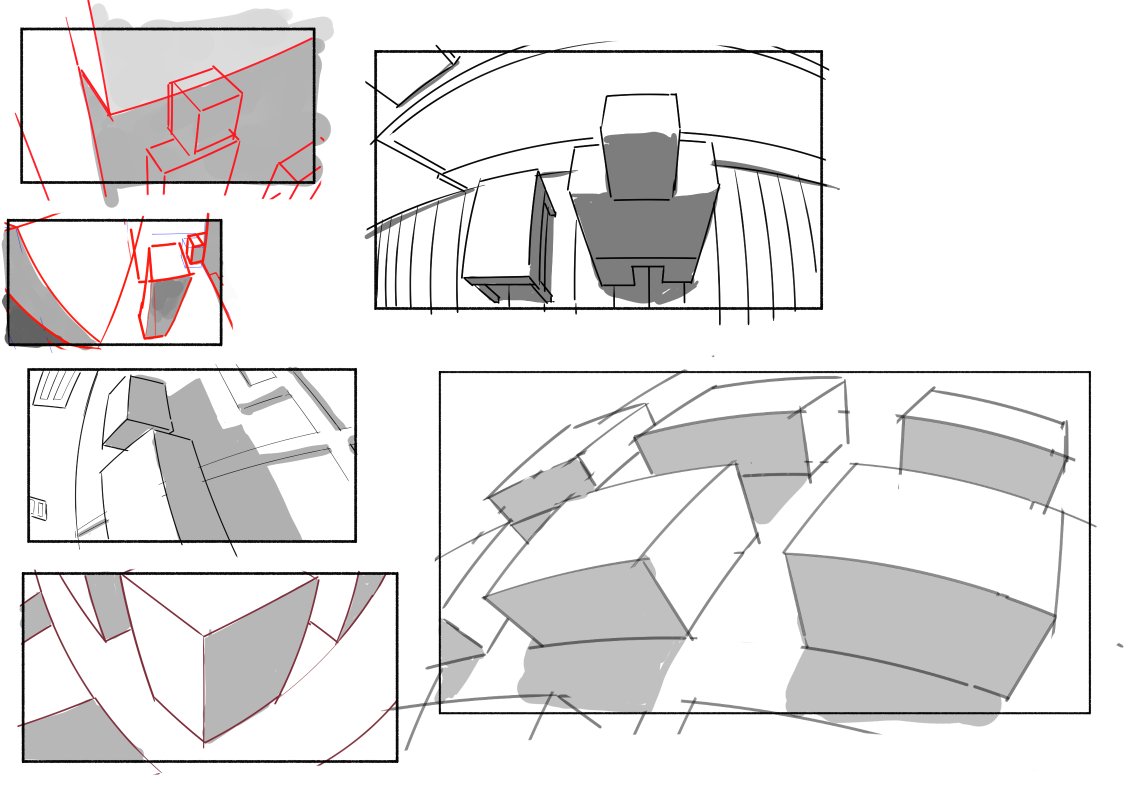 クリスタの魚眼パース使えるようになりたい